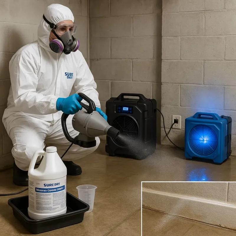 Sanitization and Odor Removal process in Ivanhoe, CA