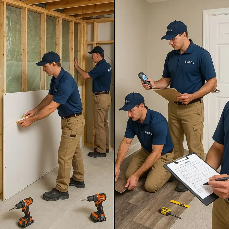 Repairs and Reconstruction process in Ivanhoe, CA